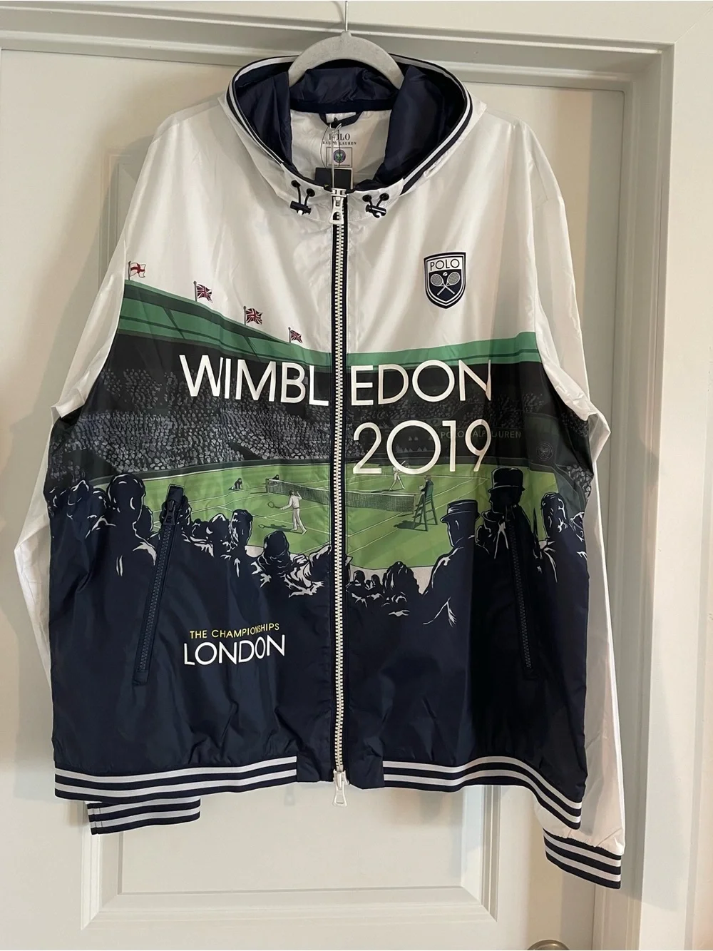Polo Ralph Lauren Jacket Windbreaker Wimbledon 2019 Tennis London NWT XXL